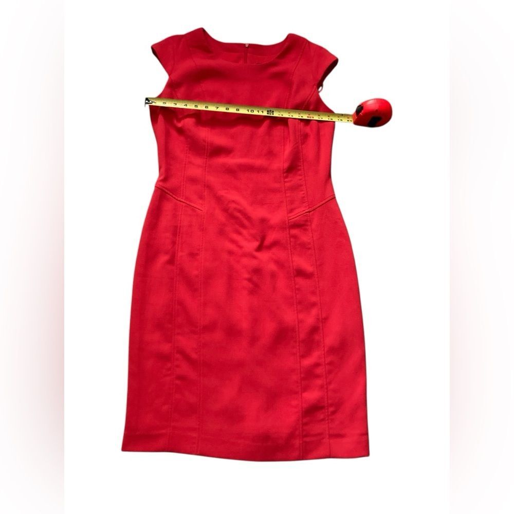Women’s Mario Serrani red sheath dress 10 made in Italy pin up wedding guest - Picture 7 of 15